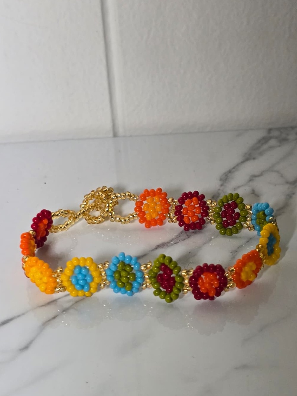 Huichol Beaded Circle Bracelet